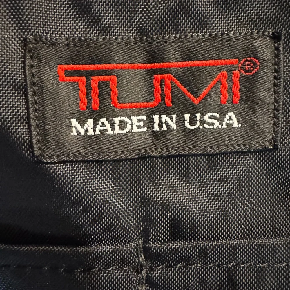Tumi Black Nylon Duffel Bag with Shoulder Strap